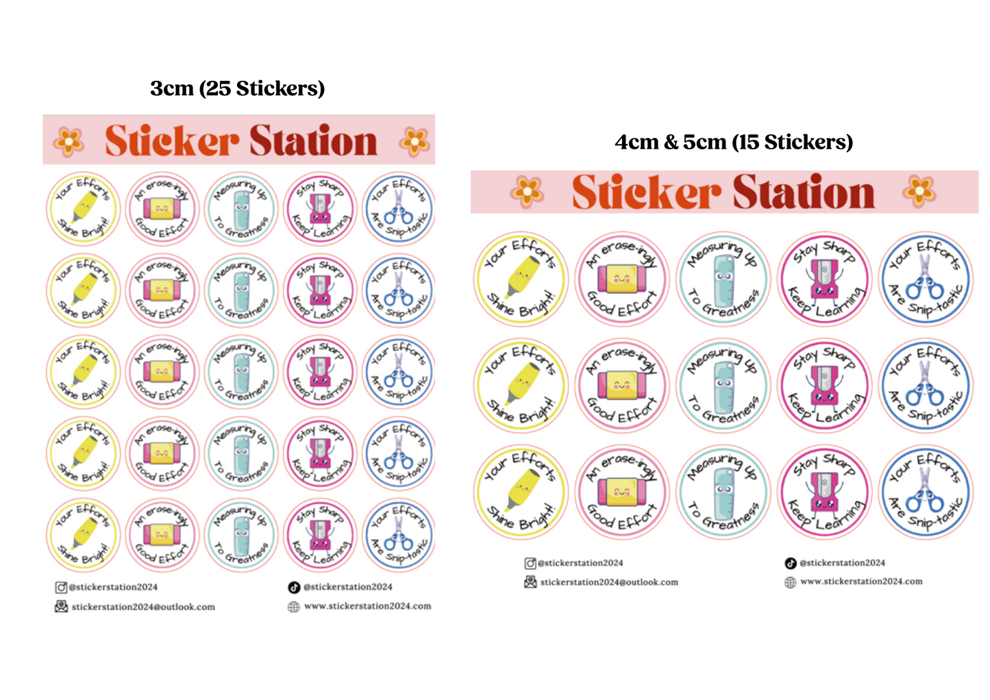 Stationery Squad Sticker Collection
