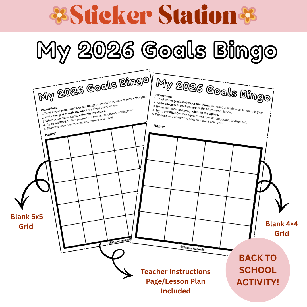 2026 Goal-Setting Worksheets for the Classroom