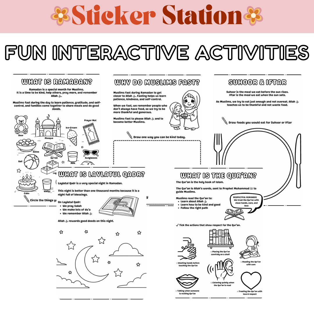 Ramadan Activity Book Digital Download