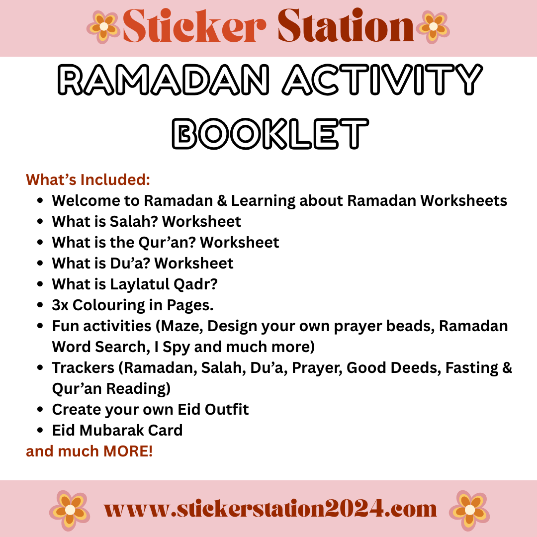 Ramadan Activity Book Digital Download